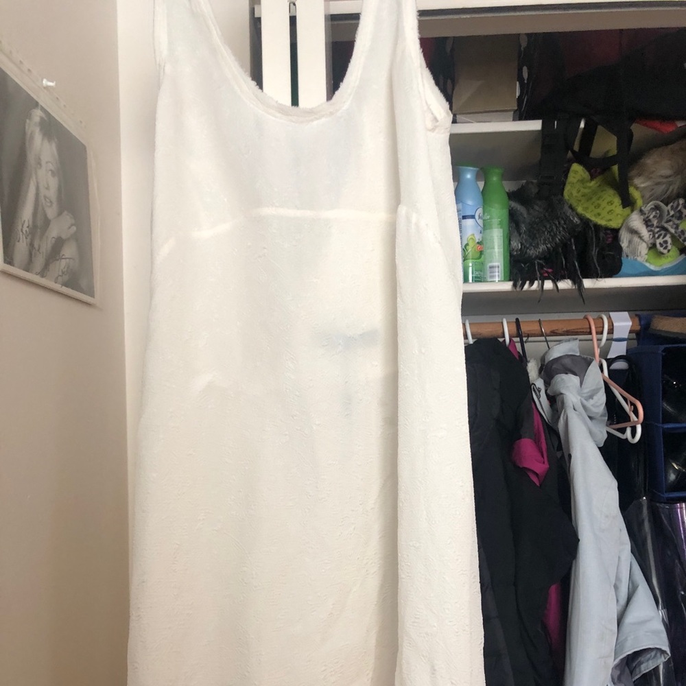 Light weight cream summer dress